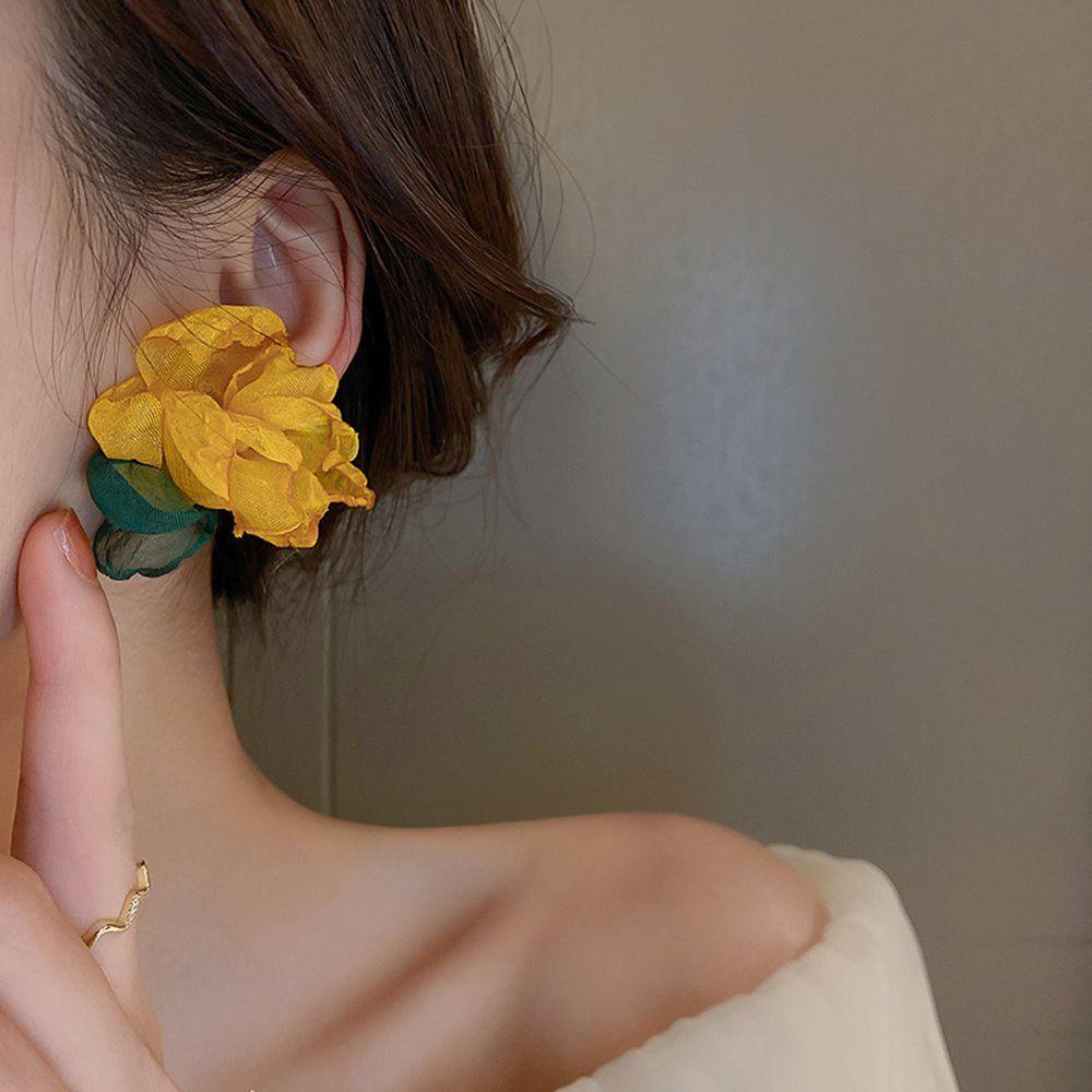 Khuyên Tai Vải Thanh Lịch Thời Trang Cho Nữ