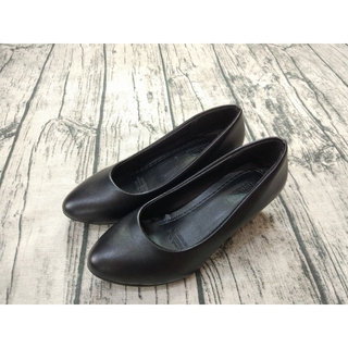 Giày cao gót nữ da lì cao 4cm - 6322