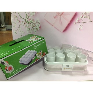 Máy làm sữa chua truyền thống, máy làm sữa chua Song Anh - Tặng kèm 12 hũ nhựa