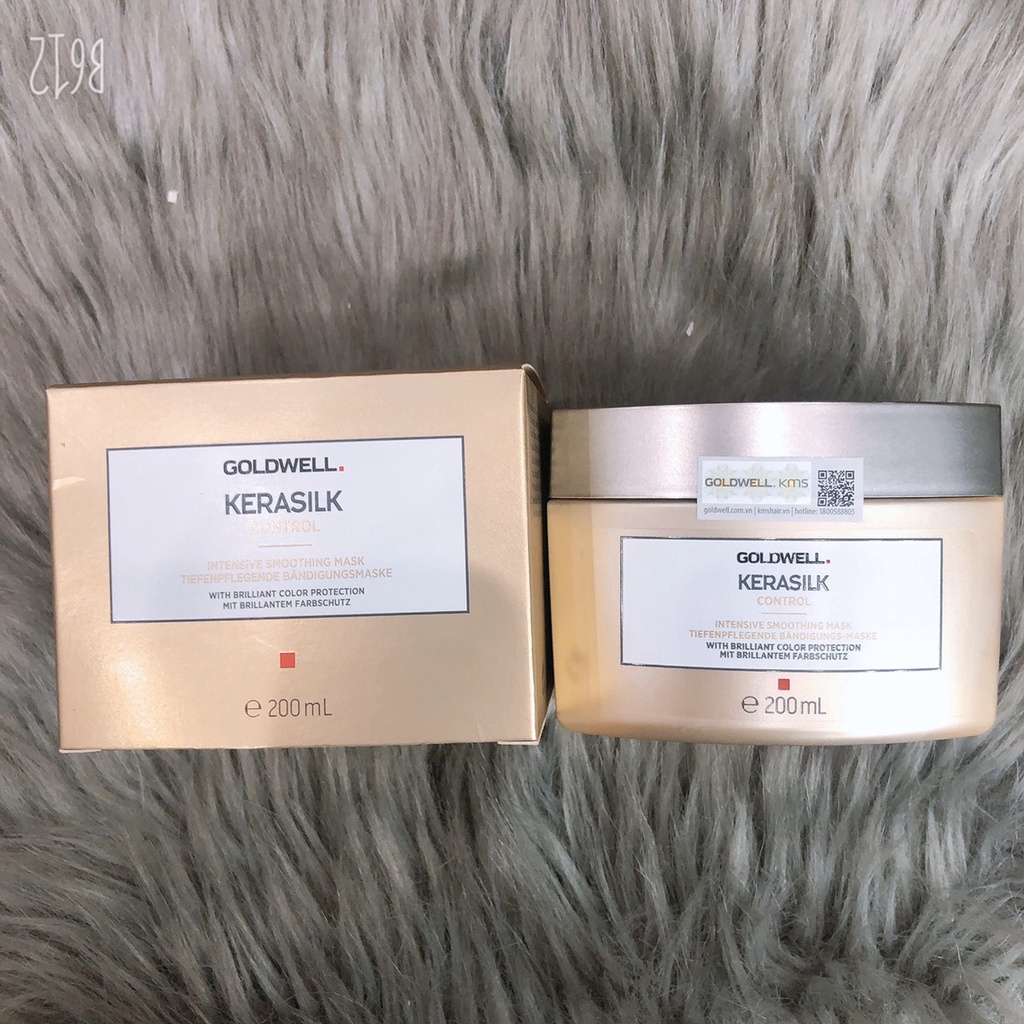 MẶT NẠ SUÔN MƯỢT DƯỠNG ẨM GOLDWELL KERASILK CONTROL MASK 500ML