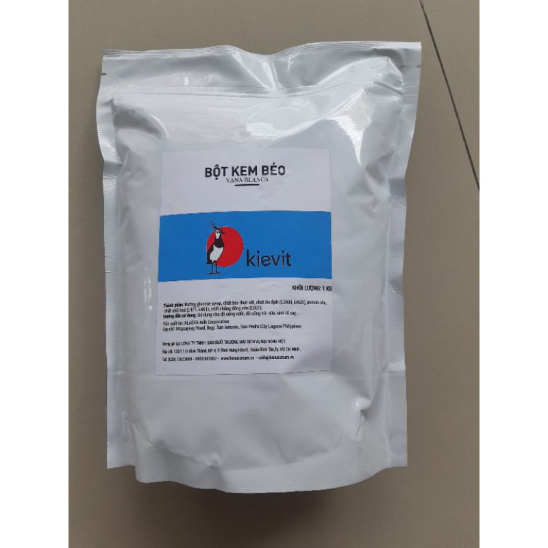 Bột sữa Nondairy Creamer Kievit Vana Blanca 1kg - Bột sữa indo