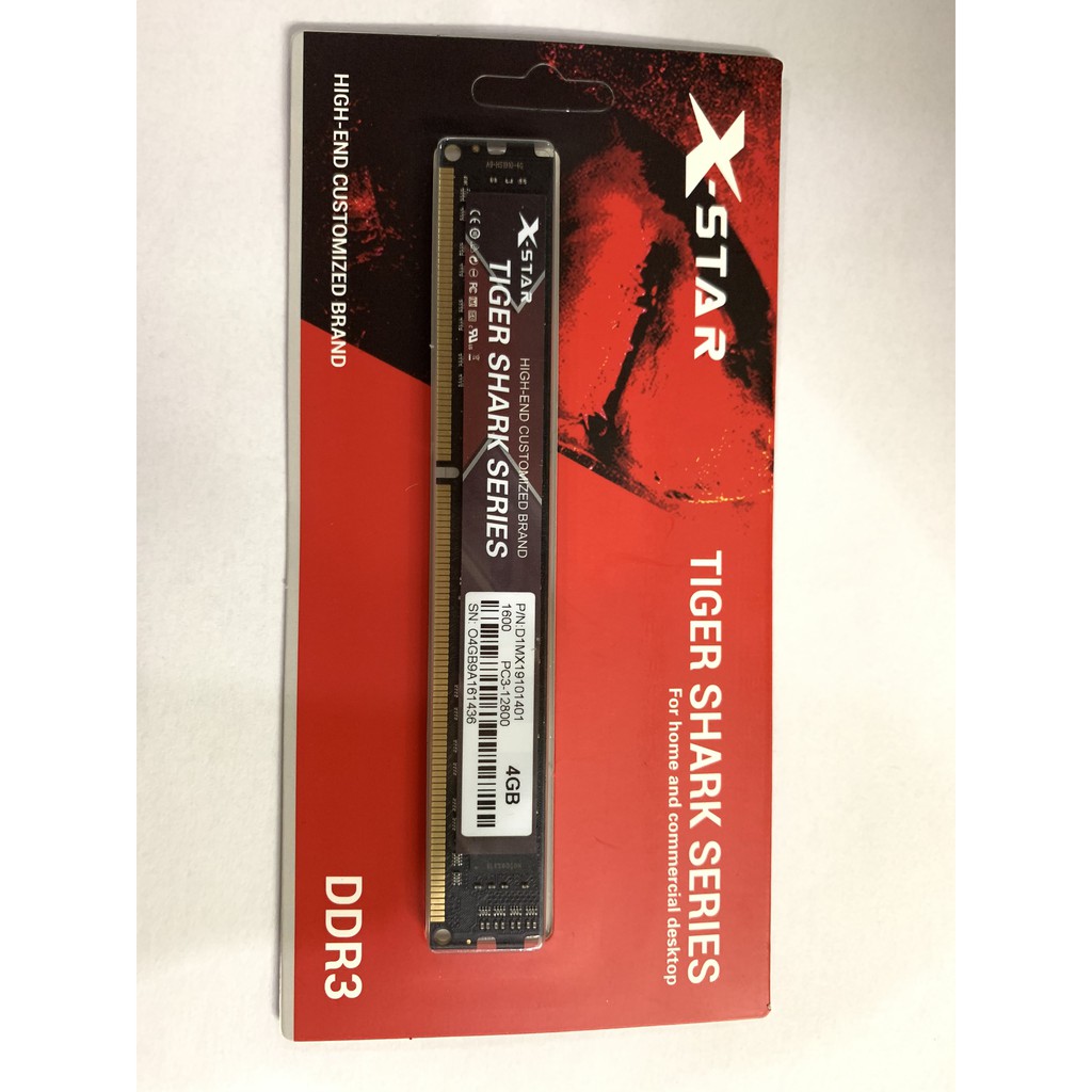 RAM PC XSTAR DDR3 4GB/8GB BUS 1600 BẢO HÀNH 3 NĂM