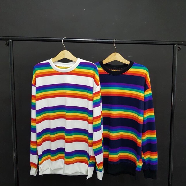 SWEATER SỌC CẦU VÒNG 🌈🌈🌈