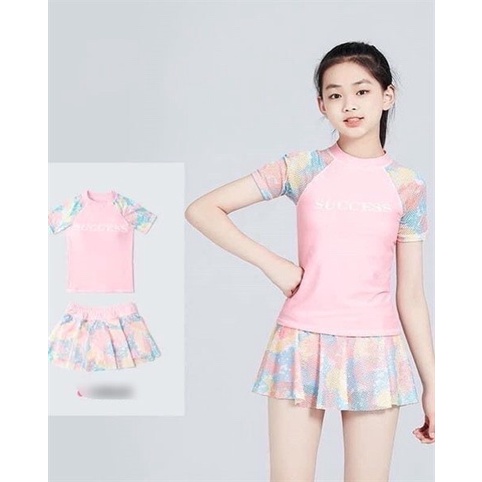 0907BG- VÁY BƠI CHO BÉ GÁI