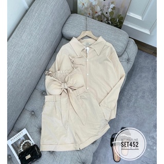 BIGSIZE Set đi biển ba món 55-95kg