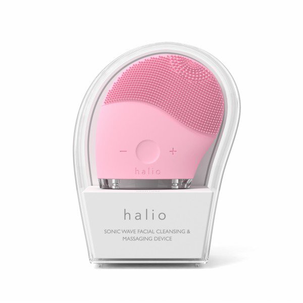 Máy rửa mặt halio màu hồng nhạt