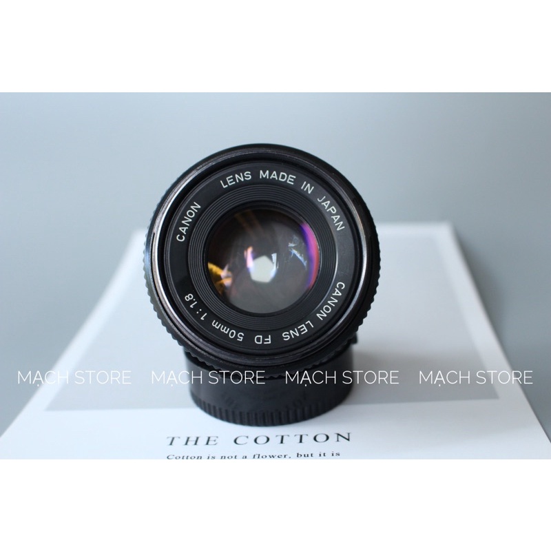 ỐNG KÍNH MF CANON FD 50MM F1.8