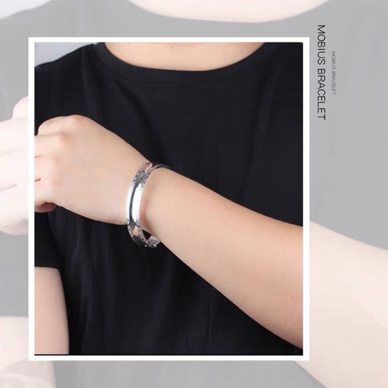 925 vòng tay bạc nguyên chất cho nam giới trở lại mẫu vòng tay cổ điển đồ trang sức đơn giản