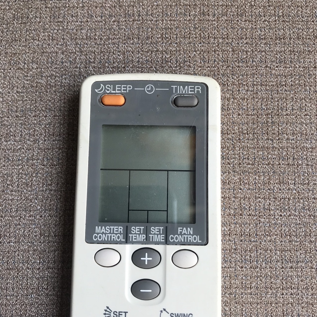 Điều khiển điều hòa fujitsu nút cam, Remote máy lạnh fujitsu hàng zin theo máy