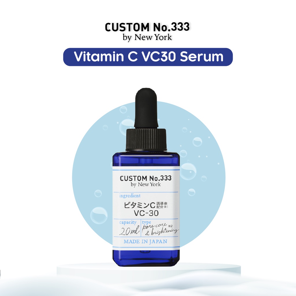Tinh chất dẫn xuất Vitamin C tối đa giúp sáng da giảm thâm Custom No.333 by NY VC30 Serum 20 mL