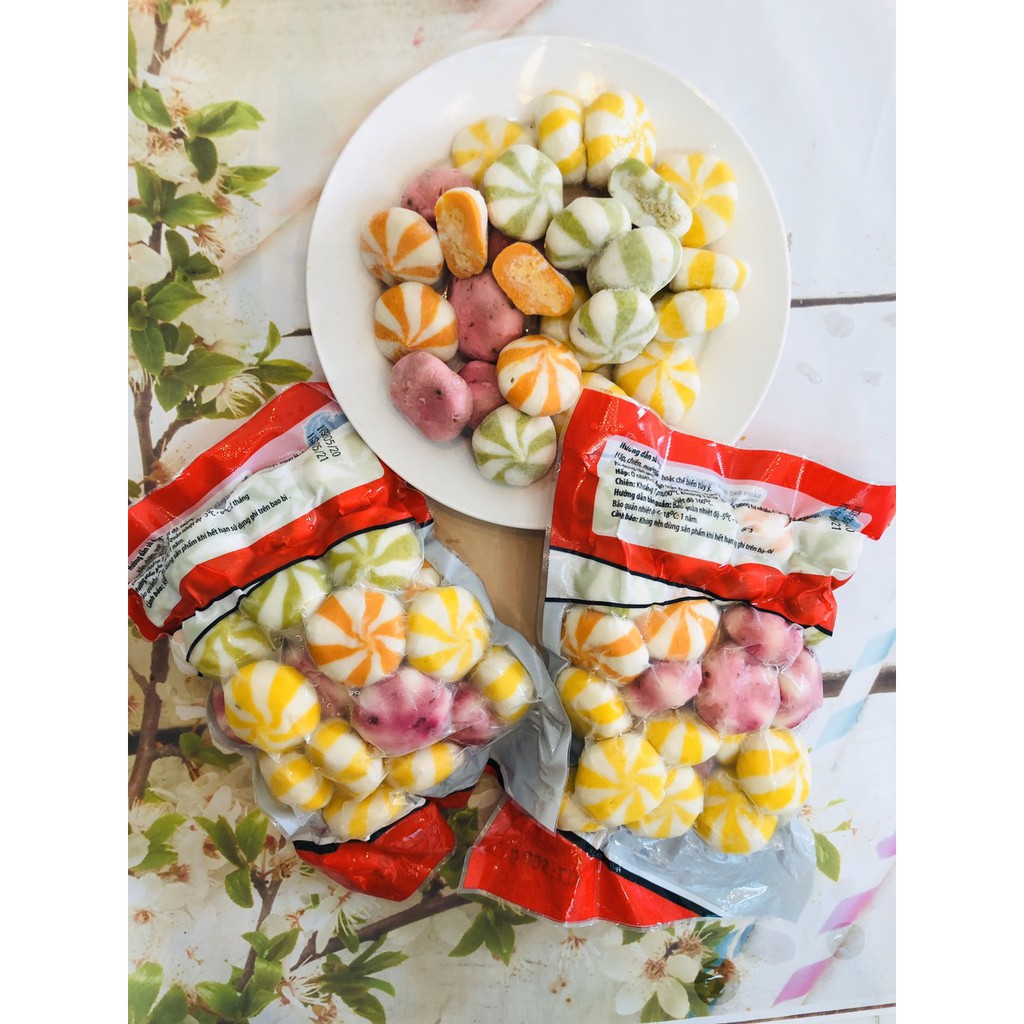 500g viên hải sản nhân trứng cá Mix đủ vị