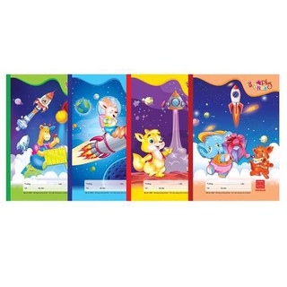 COMBO 10 QUYỂN VỞ 4 ÔLY HỒNG HÀ 48 TRANG BẠN NHỎ 0509