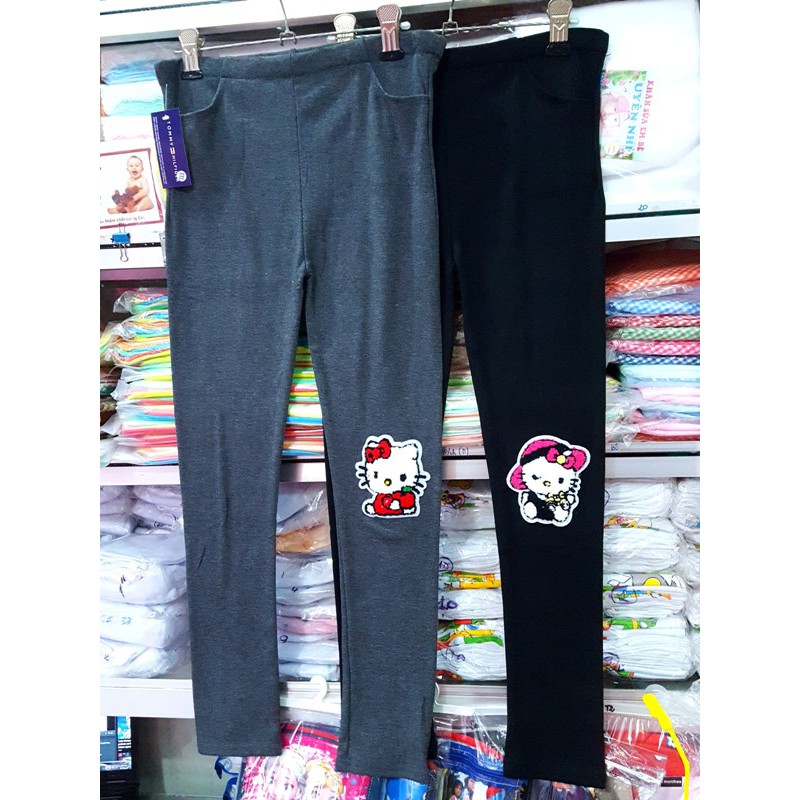 VB. Quần bầu Lỡ Dài (mèo) legging thun (40kg-60kg)
