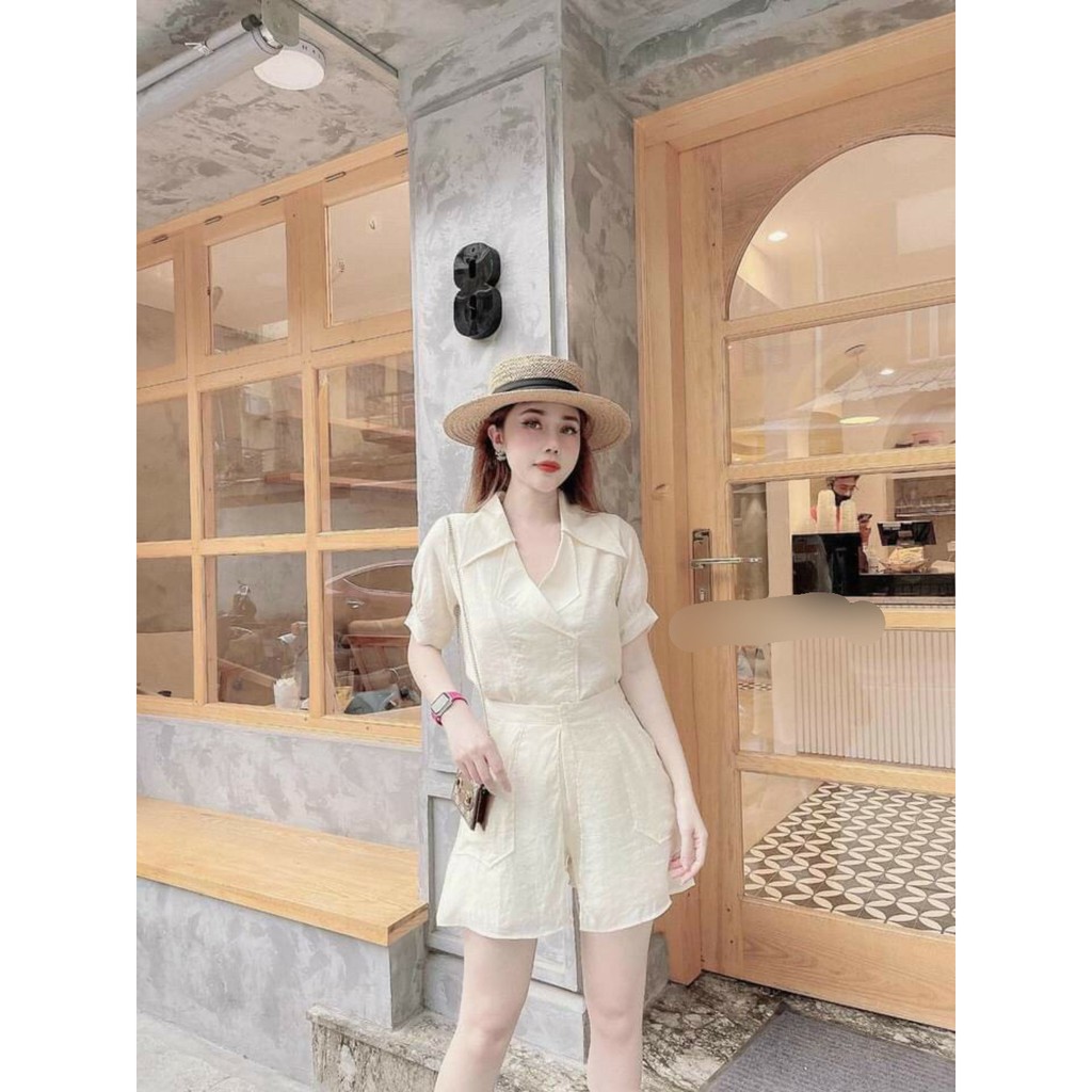 SET ÁO VEST VÀ QUẦN GIẢ VÁY SIÊU ĐẸP ẢNH SÀN VÀ VIDEO QUAY THẬT