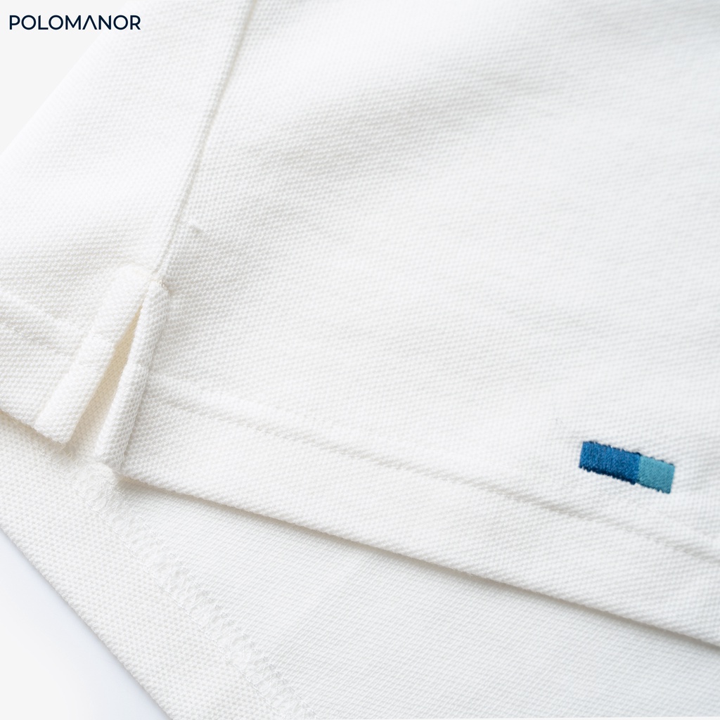Áo Polo nam phối INGO vải cá sấu cotton CMC, nam tính, thanh lịch, sang trọng - POLOMANOR