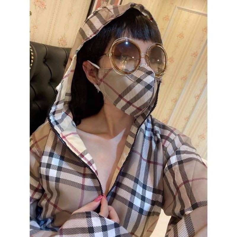 [Mã FASHIONT4WA2 giảm 10K đơn 50K] Áo choàng nắng THÔ KẺ CARO - 2 LỚP tặng kèm KHẨU TRANG 3 LỚP | BigBuy360 - bigbuy360.vn