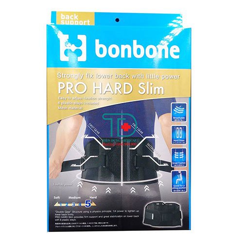 Đai Cột Sống Lưng Bonbone Pro Hard Slim