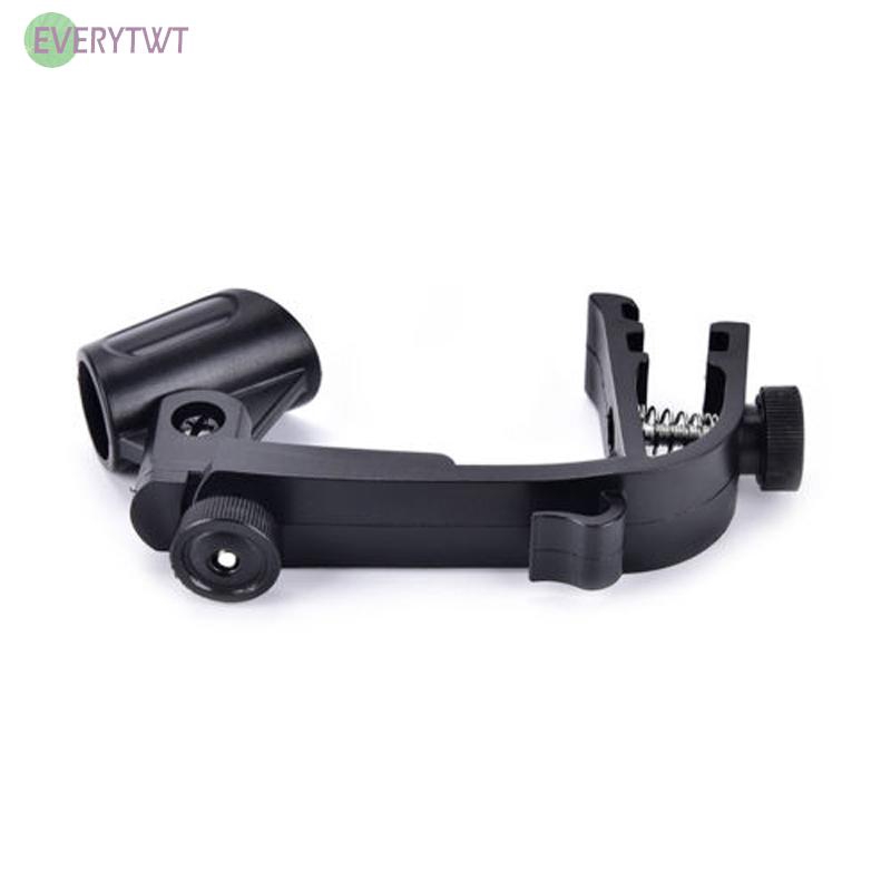 Adjustable Microphone Mic Rim Clamp Holder Clip Stand Tom Snare Anti-shock Mount