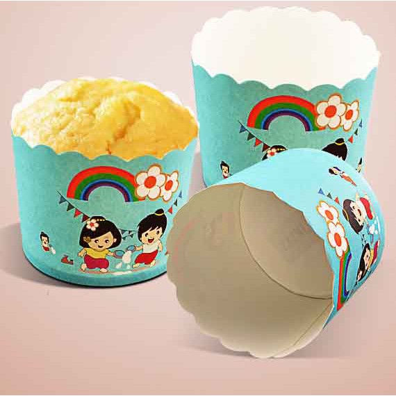 Ly giấy Cupcake cứng 40cái đựng bánh