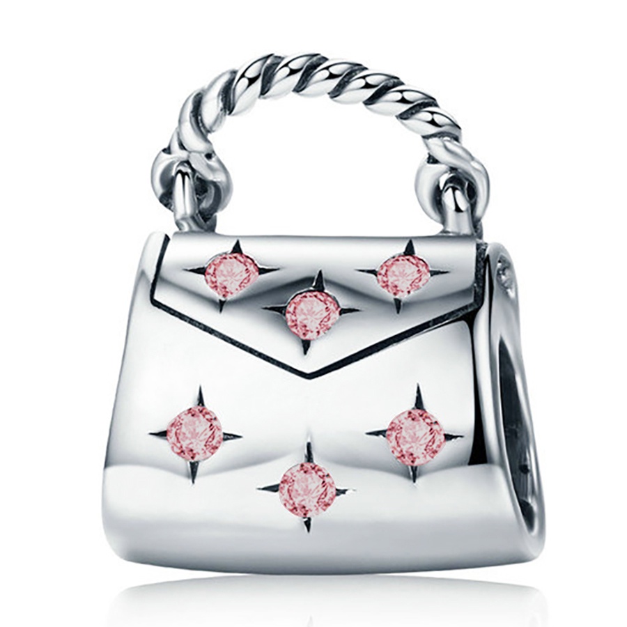 Hạt Charm Màu Bạc Hình Trái Tim / Xúc Xắc / Chìa Khóa Dùng Làm Trang Sức DIY