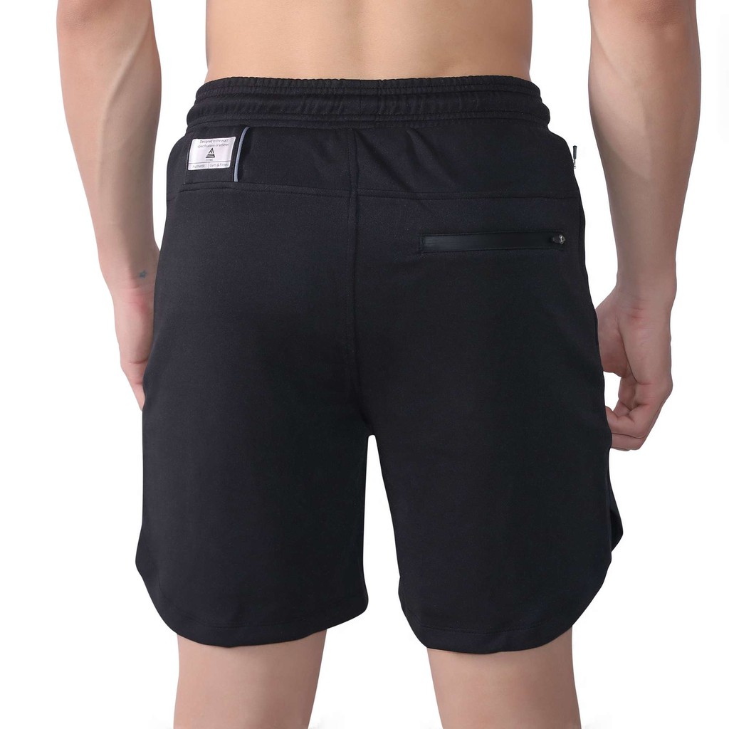 Quần đùi tập gym nam Fitme Dri-Tech Layer chất thun thể thao 2 lớp bó cơ cao cấp