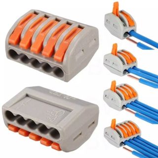 Đầu nối dây điện nhanh 2/4/5 cổng PTC-212-214-215