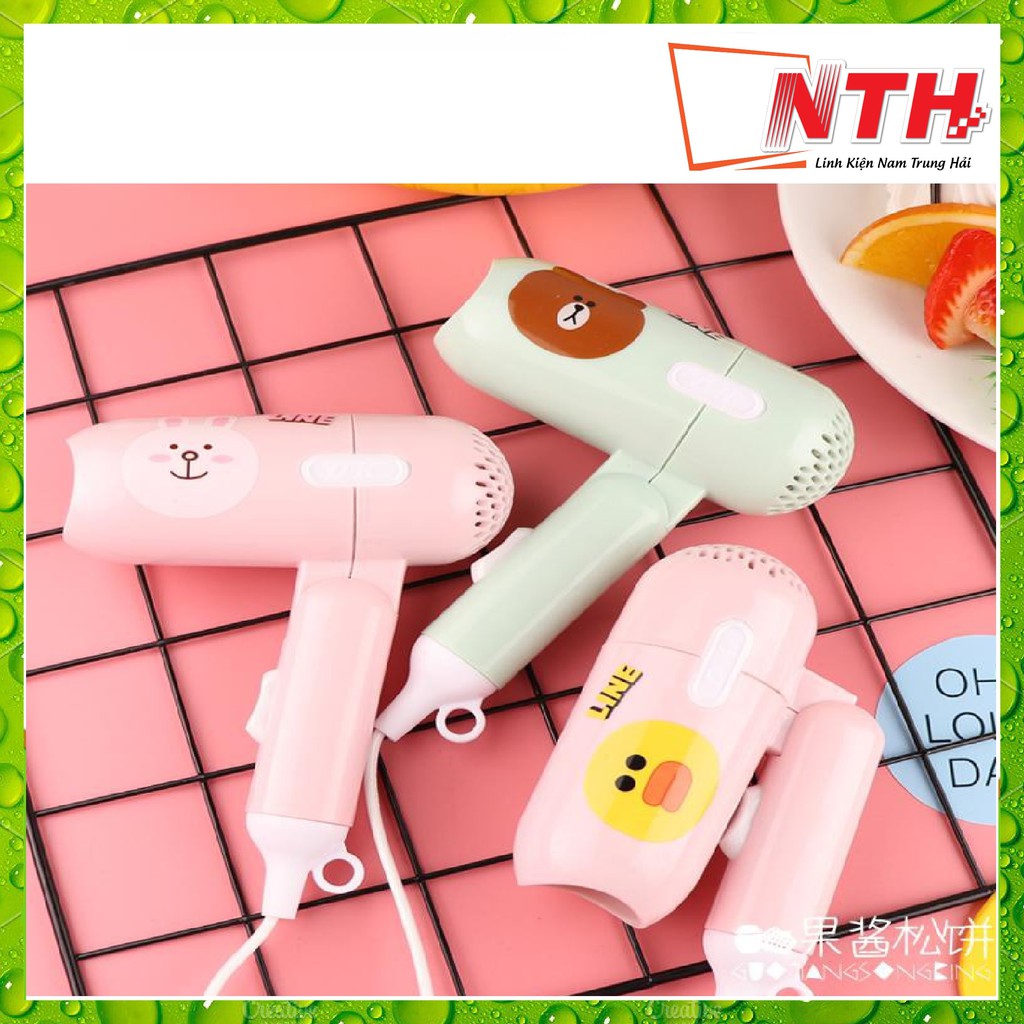 MÁY SẤY TÓC MINI HOẠT HÌNH - NHỎ GỌN THUẬN TIỆN ĐI DU LỊCH