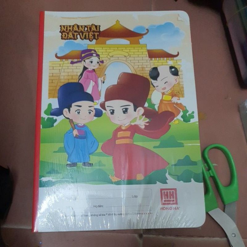 Vở ô li Hồng Hà 80 trang không thấm không nhoè mực