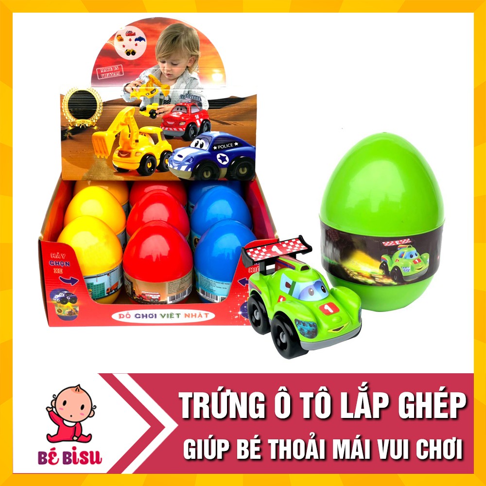 Đồ chơi Trứng Khủng long/ Trứng ô tô loại To cho bé - Ngẫu nhiên