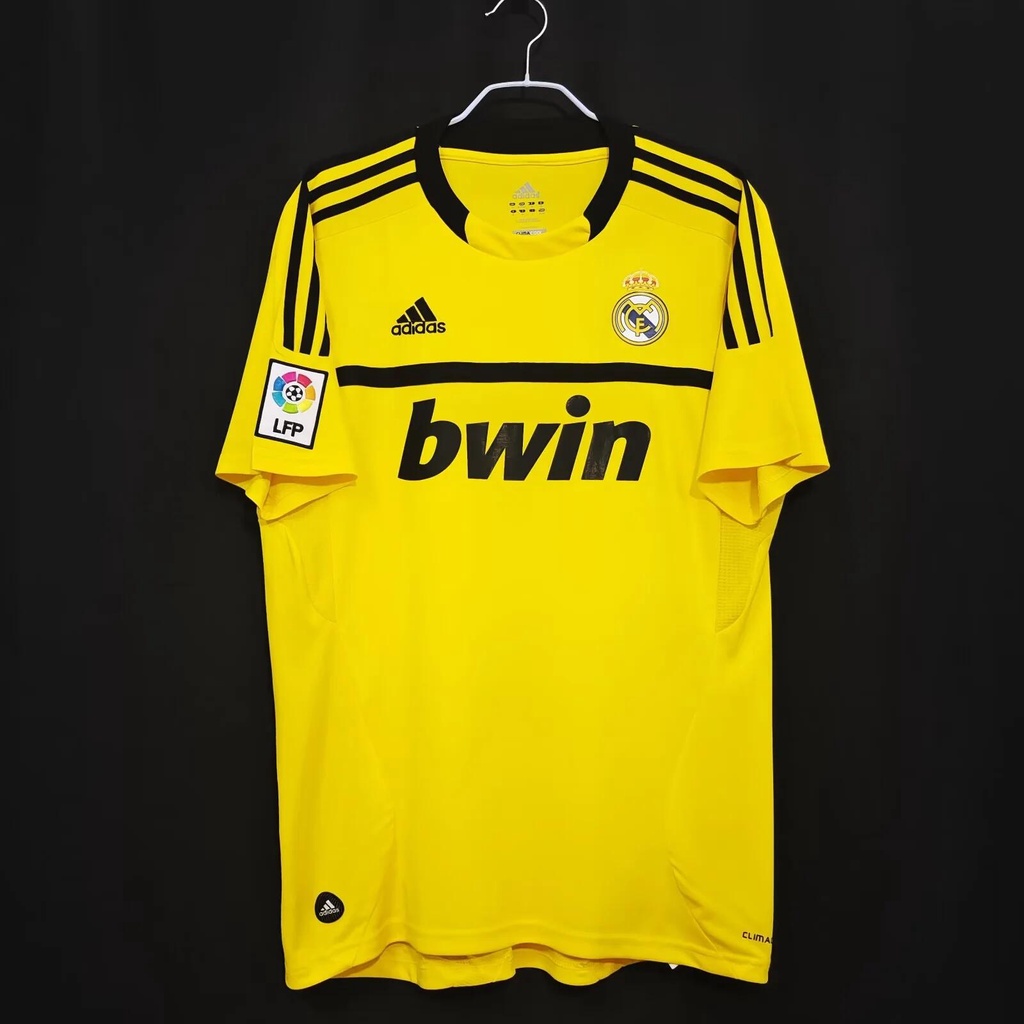 Áo Thun Số 2011-12 Câu Lạc Bộ Real Madrid Màu Vàng Đen Size s-2xl