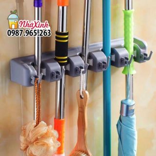 Kệ treo chổi bắt vít / Móc treo chổi ốc vít