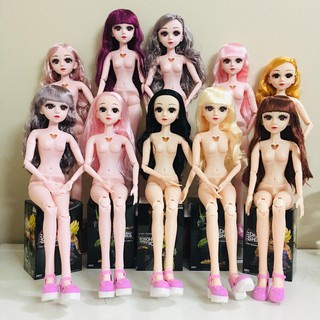 Búp Bê Trơn BJD Cao 60cm Với 18 Khớp Lịnh Hoạt Cùng Với Đôi Mắt Ngọc - CÓ NHẠC