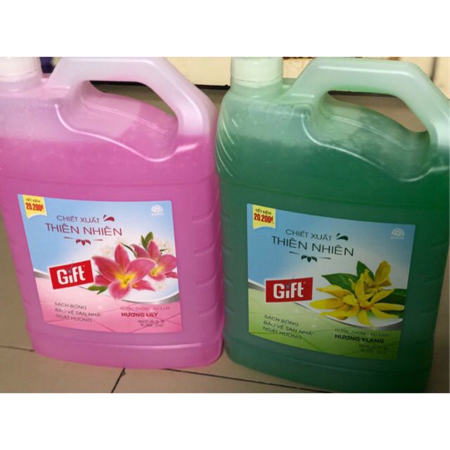 Nước Lau Sàn Hương Lily &amp; YLANG Gift 3.8kg