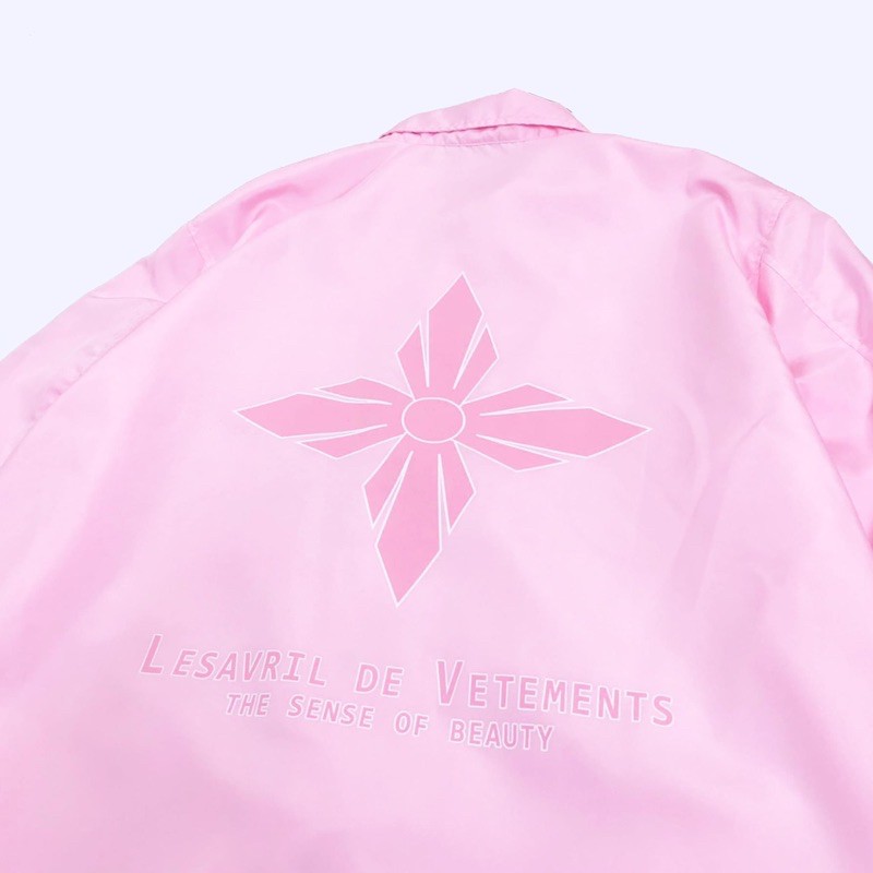 Pink Giant Brilliant Coach Jacket Lesavril