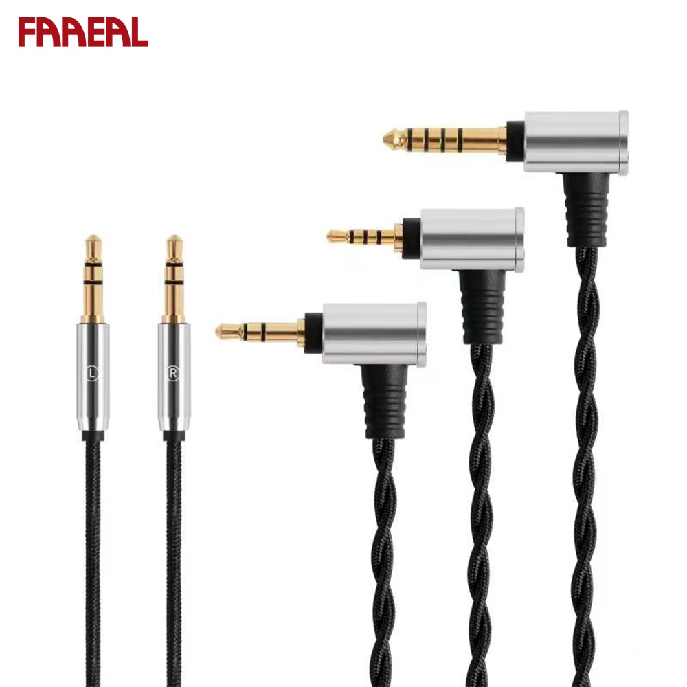 FAAEAL Hifi Headset Replacement Cable For SUNDARA Ananda/HE4XX/HE-400i/HE560 350/HE1000