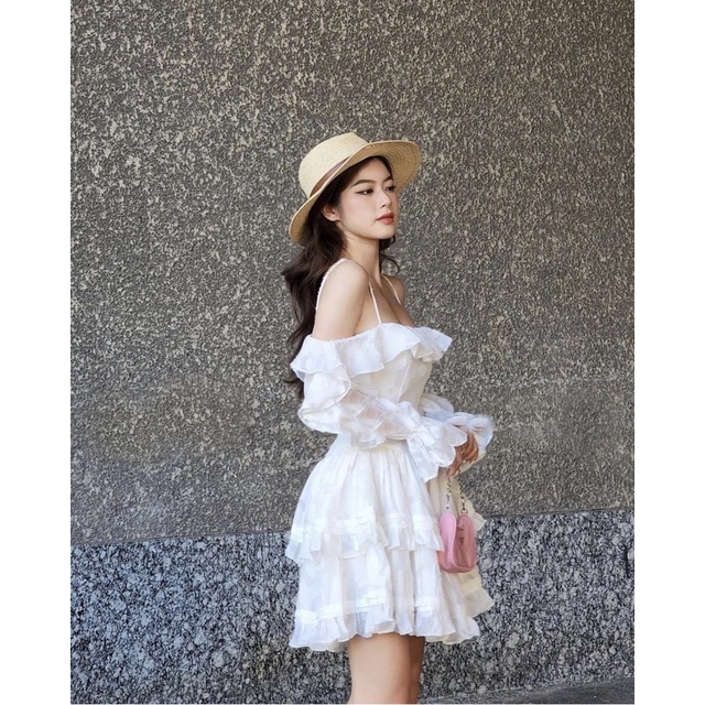 ĐẦM 2 DÂY HOA NỔI BÈO TẦNG 14CLOTHINGGG