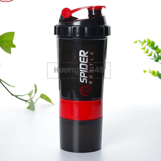 Bình Lắc Shaker Tập GYM 3 Ngăn Tiện Dụng 500 ml