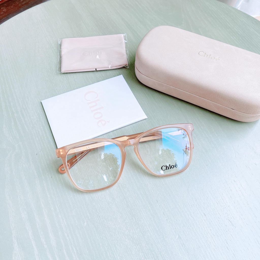 Gọng cận nữ Chloe viền màu vàng Honey CE2740