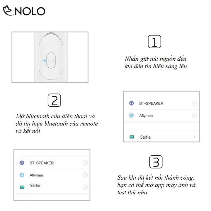 Gậy Chụp Hình Tripod Tự Sướng Selfie Bluetooth 3in1 Remote Tháo Rời Model L02 Chiều Dài Tối Đa 66cm