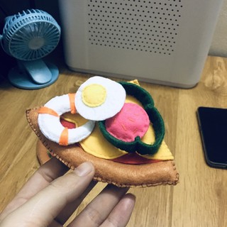 Set bánh sinh nhật bằng vải dạ handmade