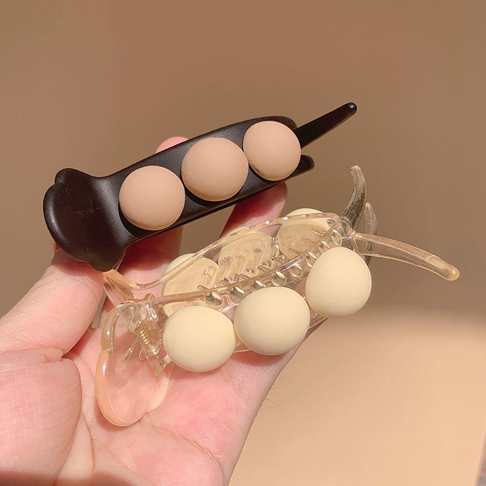 Kẹp Càng Cua Bằng Nhựa Nhám Phong Cách Hàn Quốc WMES15H Cho Nữ