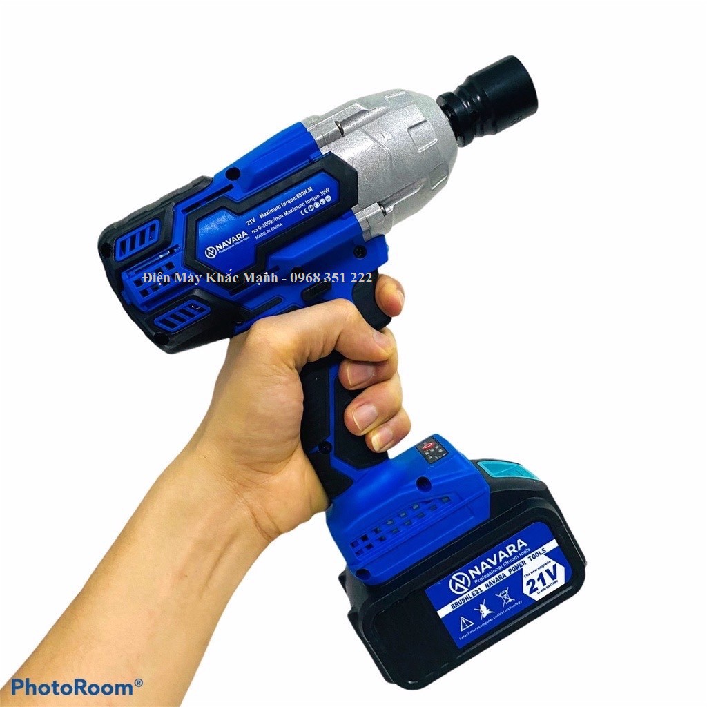 Máy Siết Bulong NAVARA 6003, Tặng Kèm Phụ Kiện, Bảo Hành Chính Hãng 12 Tháng