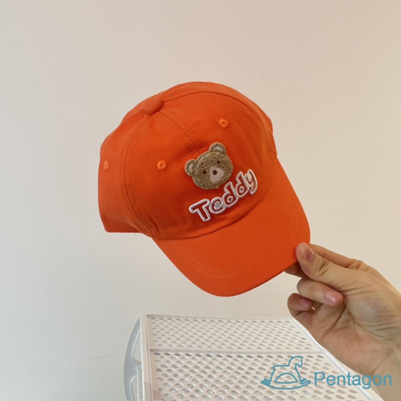 Mũ Lưỡi Trai Unisex Thêu Chữ Bear Cho Bé