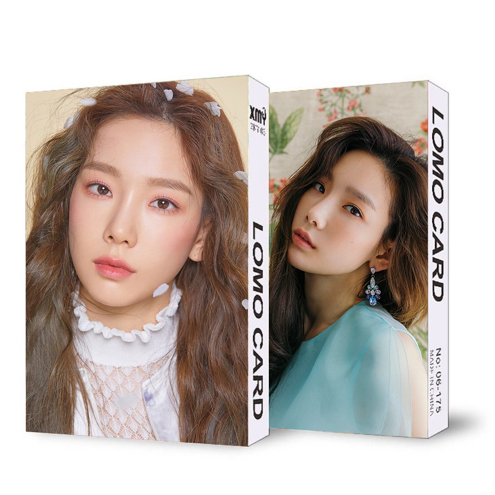 ( không kèm hộp ) Hộp ảnh lomo in hình TAEYEON SNSD idol ca sĩ Kpop 30 tấm