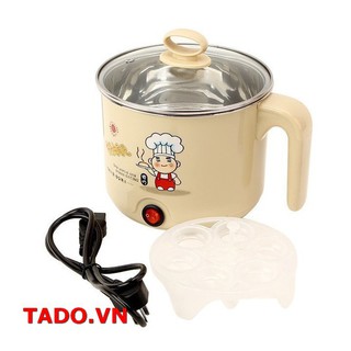 Nồi nấu siêu tốc mỳ tôm, nấu canh, nấu cháo đa năng loaị to 16 cm Deal sốc 1 đơn đặt 1 chiếc GD610