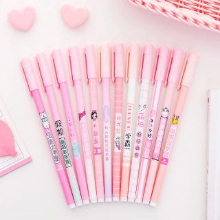 1 Bút Bi Mực Đen Ngòi 0.38mm