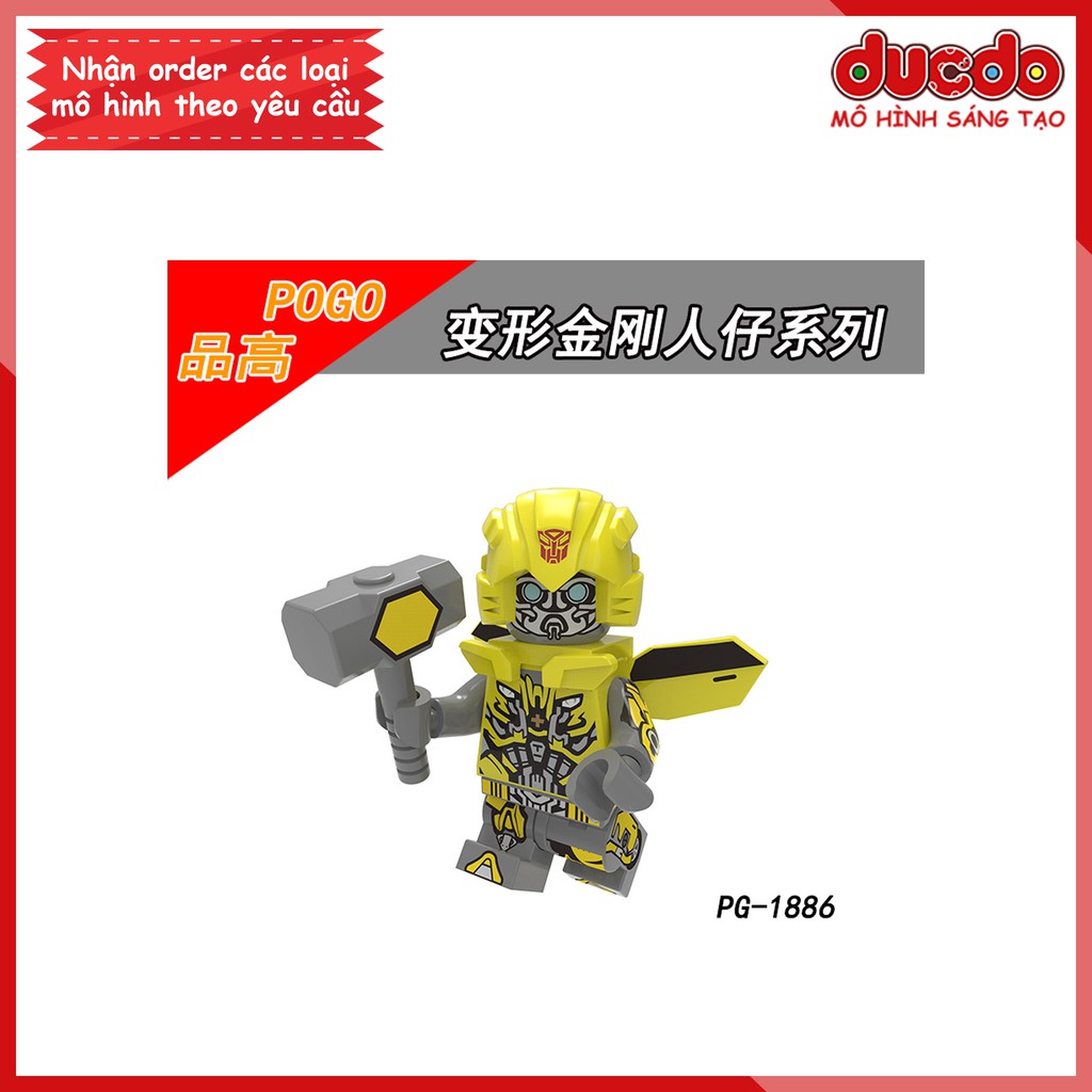 Minifigures các robot Transformer mới nhất - Đồ chơi Lắp ghép Xếp hình Mini Optimus Mô hình POGO PG 8215