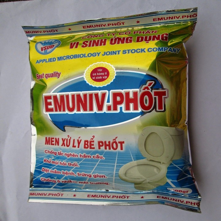 EMUNIV PHỐT 200 gram - Men xử lý bể phốt hiệu quả