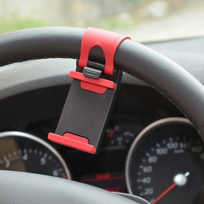 Giá đỡ điện thoại trên ô tô gắn vô lăng tiện lợi | BigBuy360 - bigbuy360.vn