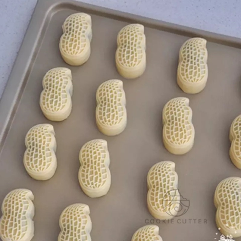 Khuôn trung thu lò xo 1 mặt củ lạc 50g (M210)
